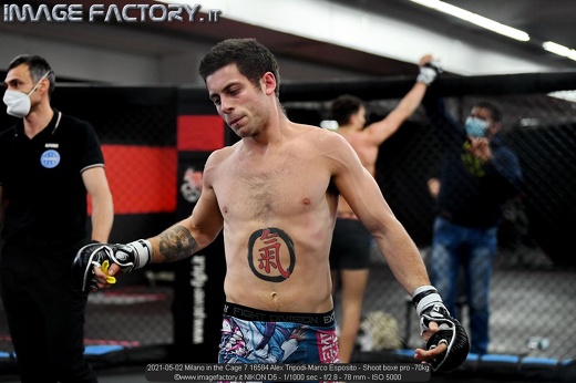 2021-05-02 Milano in the Cage 7 16584 Alex Tripodi-Marco Esposito - Shoot boxe pro -70kg